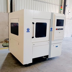 Hot Sale High Enclosed Mini 3030 6060 3-Axis Fiber Laser Cutting Machine Cypcut Control Rail for Metal Laser Cutting Machine - Product Image 3