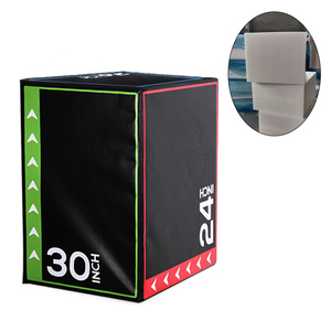 EIGOFH España En Stock Caja de Salto Pliométrica 3 en 1 con Cubierta de PVC y Relleno de Algodón Perlado para Entrenamiento en Casa, Gimnasio y Crossfit - Product Image 3