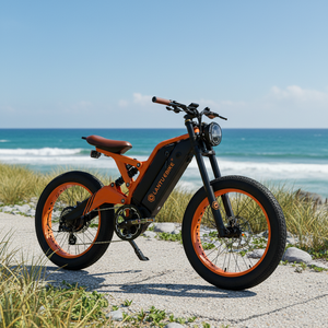 Bicicleta de Montaña Eléctrica de Alta Potencia con Motor de 2000w, 52v, 30ah, Neumáticos de 24 Pulgadas y Suspensión - Product Image 1