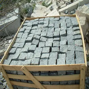 china quarry rough granite block price garden grey G602 granite paving stones for driveway