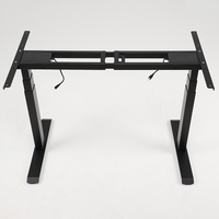 Cadre de bureau assis-debout abordable Bonne conception Bureau à double moteur réglable en hauteur Bureau électronique ergonomique