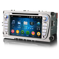 Erisin ES6568FS 7" Android 16 GPS Autoradio WiFi 4G CarPlay sans fil pour FORD Mondeo Focus Galaxy Tableau de bord pour lecteur DVD