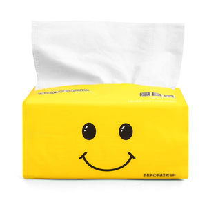 Mouchoirs en papier 4 plis en pâte de bois douce, personnalisables avec logo, écologiques, portables, en boîte Smiley, à prix compétitif, pour usage quotidien au bureau et les courts trajets - Product Image 3