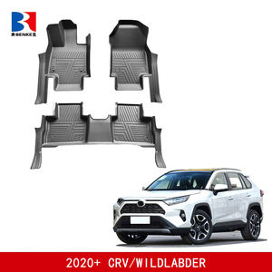 wholesale Factory Custom5D TPE <b>Rubber</b> Eco-friendly Waterproof Anti Slip 5D Car <b>Floor</b> Mats 3 Pieces for Honda CRV/WILDLANDER 2020 - Product Image 3