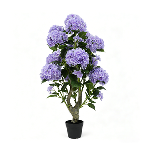 120cm New Arrived <b>Artificial</b> Plant Hydrangea Faux Custom Flower Laurustinus <b>Tree</b> for Wedding Decor, Garden Landscaping & Decking - Product Image 1