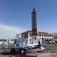 Tour d'antenne mobile télescopique 9-30M en acier galvanisé à chaud avec remorque pour la communication