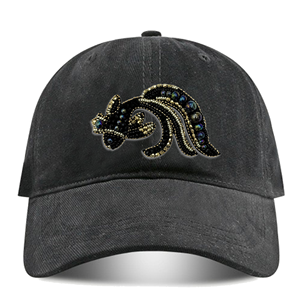 Gorra de béisbol promocional de alto rendimiento, con diseño de pez dorado, colores personalizados, gruesa, negra, lisa, para club - Product Image 6