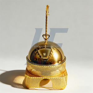 Recipiente para Calentar Comida de Acero Inoxidable de 8L, Estilo Lujoso, Dorado, para Bodas y Fiestas, Recipiente para Calentar Bebidas, Recipiente para Buffet - Product Image 4