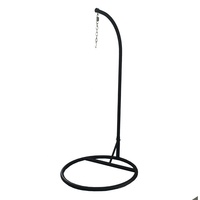 DAIJIA Chaises suspendues chinoises avec support métallique résistant aux UV, balançoires de patio, hamacs, cadre pour l'extérieur et l'intérieur