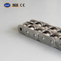 Chaîne à plaques latérales droites à double brin ANSI Standard 40-2 pour transmission de puissance de machines agricoles