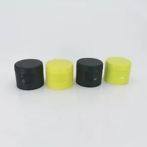 20/410 cosmetic packing vials flip top caps different color matte surface PP flip top caps