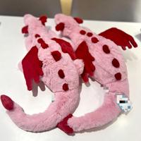 Peluches de dragons mignons et colorés, jouets en peluche doux et respectueux de la peau, jouets en peluche personnalisés avec logo kawaii, cadeaux d'anniversaire