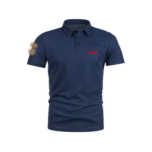 Alta calidad 100% algodón impresión personalizada bordado OEM logo liso en blanco hombres Polo camiseta Polo - Product Image 1