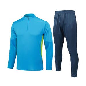 Modelo Clube de Futebol Masculino Equipe Nacional de Treinamento de Futebol Sportswear Uniforme Outono e Inverno Mangas Compridas Jacket Set - Product Image 2