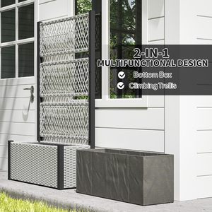 Fioriera Rialzata in Lega di Alluminio per Esterni di Alta Qualità, Resistente ai Raggi UV, con Fori di Drenaggio - Product Image 4