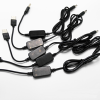 Câble de convertisseur de puissance 50cm, transformateur électrique, usb vers dc 9v, 12v, 5v, pour routeur réseau