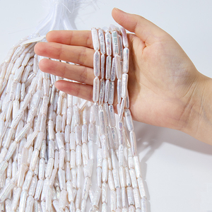 Bán Buôn 5*20 Mm Ngọc Trai Ánh Sáng Mạnh Mẽ Tự Nhiên Nước Ngọt Baroque <span class=keywords><strong>Keshi</strong></span> Ngọc Trai Hình Chữ Nhật Tự Làm Đồ Trang Sức Phụ Kiện - Product Image 2