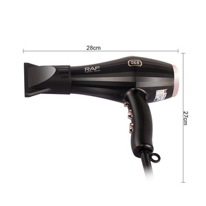 Sèche-cheveux de salon de haute qualité à faible bruit, sèche-cheveux ionique avec buse concentratrice - Product Image 3