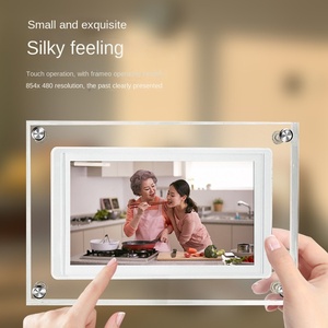 <span class=keywords><strong>5</strong></span>-inch Acrylic Wifi Khung ảnh kỹ thuật số màn hình HD frameo đám mây cảm ứng video máy nghe nhạc MP3 âm thanh AVI xuyên biên giới vật liệu nhựa HD - Product Image 4
