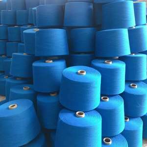 Ring Spun 16/1, 20/1, 30/1 <span class=keywords><strong>Hilados</strong></span> De Poliester Hilado de poliéster para tejer hilo de tejer - Product Image 1