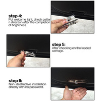 Lampe de porte à LED Welcome Ghost Shadow pour Nissan Teana J31 J32 J33 Altima L31 L32 L33 L34 Murano Z50 Z51 Patrol Y62 GTR