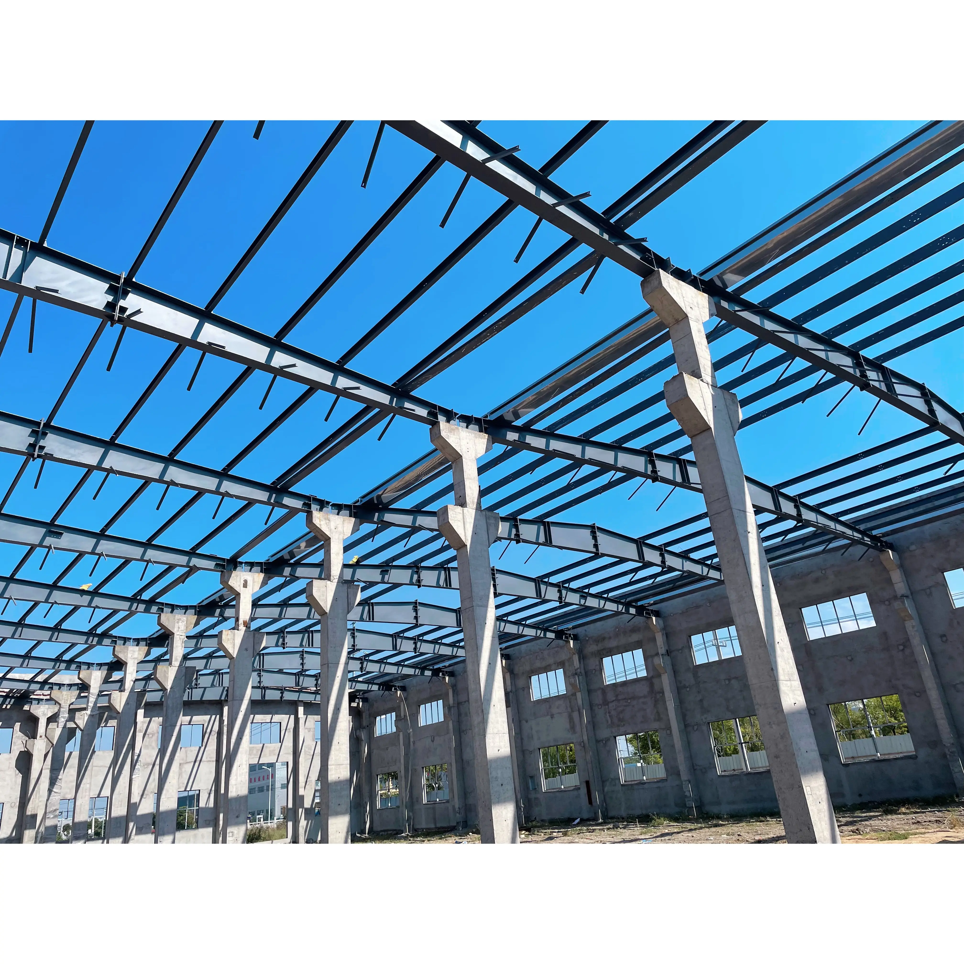 China Design Prefabricated Industry Workshop Steel Structure Building