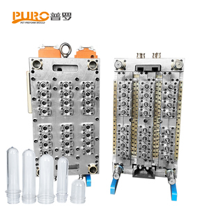 Puro 24-holtes PET-preform spuitgietmal met hot runner en pin valve, hoge snelheid productiemal - Product Image 1
