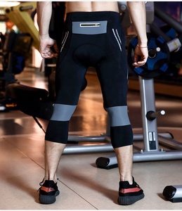 Mallas de compresión 3/4 para <span class=keywords><strong>hombre</strong></span>, <span class=keywords><strong>pantalones</strong></span> Capri de <span class=keywords><strong>ciclismo</strong></span>, calzas deportivas para <span class=keywords><strong>ciclismo</strong></span>, 3/4 - Product Image 5