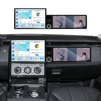 Écran d'autoradio MOOKAKA 13,1+12,3 pouces pour Land Rover Discovery 5 2017-2019, navigation GPS Android, Carplay, LHD/RHD