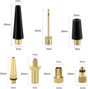 Bicycle Valve Adaptor, Brass Bike Pump Adapters Ball Pump Needle Balloon <b>Inflatable</b> <b>Toys</b> Nozzle Adapter Air Pump <b>Accessories</b> - Product Image 4