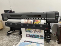 Impresora de Inyección de Tinta de Gran Formato para Papel Adhesivo de 1.9m, I3200 Xp600, Máquinas de Impresión Ecosolvente para Pequeños Negocios, Impresora UV