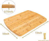 Support de présentation multifonctionnel en bois pour brochettes de fruits, brochettes en bambou pour cocktails