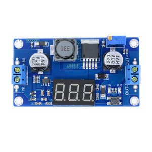 DC-DC XL6009 <span class=keywords><strong>Digital</strong></span> Boost Step Up módulo de fuente de alimentación ajustable 4,5-32V a 5-35V Step-up regulador de voltaje con voltímetro LED - Product Image 3
