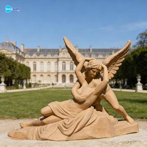 Patung Eros dari Marmer Terkenal di Taman, Patung Cupid dan Psyche Antonin Canova, Patung Louvre - Product Image 3