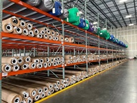 Étagère à palettes robuste avec plancher en grillage métallique, rayonnage sélectif réglable pour entrepôt logistique