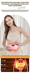 Almohadilla Térmica Menstrual Inalámbrica con Pantalla Digital, Alivia el Dolor, Masajeador de Cintura Inteligente, Material ABS, Función Musical - Product Image 2