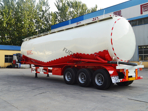 Remorque citerne à ciment en vrac en forme de V, 3/4 essieux, sortie anti-obstruction pour le <span class=keywords><strong>transport</strong></span> de poudre dans les zones minières du désert - Product Image 6