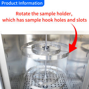 गैर-धातु सामग्री के विभिन्न उच्च तापमान उम्र बढ़ने वाले परीक्षण के लिए 100-300 तक गर्म वायु उम्र बढ़ने कक्ष - Product Image 5