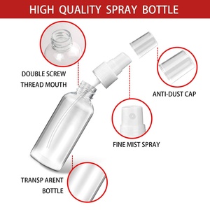 Petites bouteilles de pulvérisation de brouillard d'alcool continu en plastique <span class=keywords><strong>vide</strong></span> de <span class=keywords><strong>poche</strong></span> de 10ml 30ml 500ml pour l'artisanat en plastique de parfum cosmétique d'eau - Product Image 2