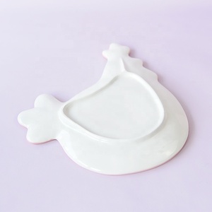 Set di Stoviglie Americane per Pasqua a Forma di Gallina Pazzo e Carino, 60 Pezzi in Ceramica Creativa - Product Image 4