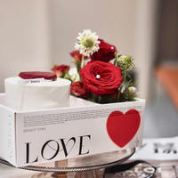 Boîtes Cadeaux et d'Emballage PVC Mini Gâteaux Fleurs pour Mariage Anniversaire