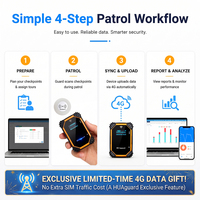 Dispositivo de Seguridad en Tiempo Real con GPS, Protección de Posición, RFID de 125 kHz, 2G/4G/WiFi, Batería Recargable de 1800 mAh, Sistema de Control de Horarios