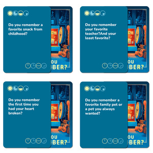 Tarjetas Interactivas de Preguntas y Respuestas para Parejas, Papel Ecológico Portátil para Juegos Románticos Transfronterizos - Product Image 1