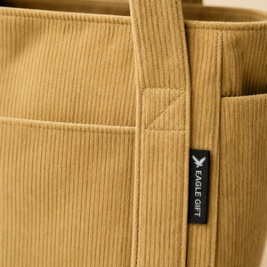 Wholesale 2026 New Arrival Artistic Style Tote Shoulder Bag Extra Large Capacity Recycled Coffee Ground Customized Closure Bag - Product Image 3