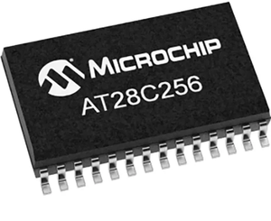 AT28C256-15SU Microchip, memori EEPROM paralel 256kbit, paralel 150ns 28-Pin - Product Image 1