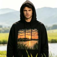 Impression intégrale sur tissu molletonné French Terry personnalisé pour sweat-shirt graphique, design personnalisé réalisée par impression par transfert thermique sur film.