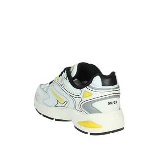 D.A.T.E. Zapatillas Donna W411-SN-NX-HY Blancas y Amarillas Estilo Chunky - Product Image 2
