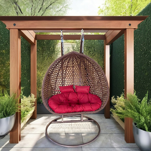 Silla Colgante Tipo <span class=keywords><strong>Huevo</strong></span> para Jardín, Patio, Balcón, Silla Colgante Doble para Jardín - Product Image 6