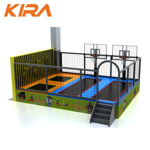 Trampoline de saut gratuit personnalisé d'intérieur de parc d'aventure d'amusement pour des enfants - Product Image 1