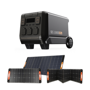 홈 110v 220 v 에어컨 2kva 2400w 휴대용 태양열 발전기에 대한 발전소 - Product Image 3